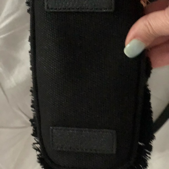 🆕MILLY Raffia small drawstring black bag - Picture 7 of 8